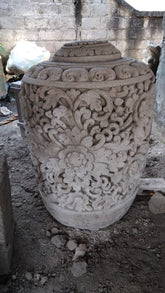 NEW Balinese Hand Carved Bali Pot Style Water Feature - Great Water Sound