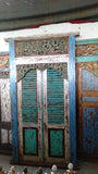 Authentic Balinese Teak Doors in Frame - Hand Carved Bali Doors STUNNING!!