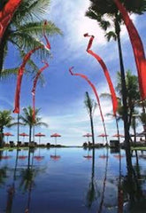 NEW Balinese 3m Bali Umbul Flags (no pole) - Bali Flags - Lots of Colours!!