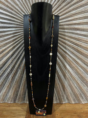 NEW Hand Crafted Balinese Bead Necklace - Long Bead necklace - Bali Jewellery