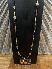 NEW Hand Crafted Balinese Bead Necklace - Long Bead necklace - Bali Jewellery