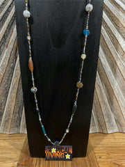 NEW Hand Crafted Balinese Bead Necklace - Long Bead necklace - Bali Jewellery