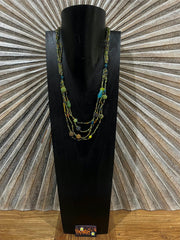 NEW Hand Crafted Balinese Multi Strand Bead Necklace - Bali Jewellery