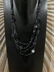 NEW Hand Crafted Balinese Multi Strand Bead Necklace - Bali Jewellery