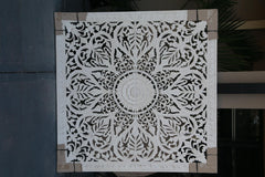 NEW Balinese Carved MDF/WOOD Framed MANDALA Wall Panel or Mandala Bedhead 160cm