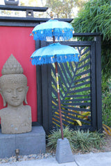 NEW Balinese Double Ceremony Umbrella - Bali Umbrella - Balinese Garden Art