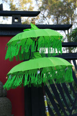 NEW Balinese Double Ceremony Umbrella - Bali Umbrella - Balinese Garden Art