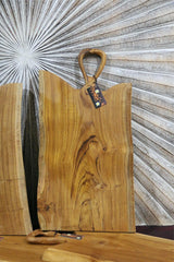 NEW Balinese Quality TEAK Wood Hand Crafted Platter - Bali Carved Tapas Platter