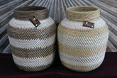 NEW Balinese Hand Woven Rattan Open Basket - Decor Vase S