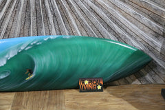 NEW Bali Handmade Air Brushed Surfboard Wall Decor 80cm - Bali Surfboard Art