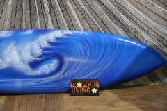 NEW Bali Handmade Air Brushed Surfboard Wall Decor 80cm - Bali Surfboard Art