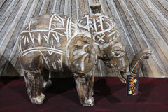 NEW Balinese Hand Carved Wooden Elephant Sculpture