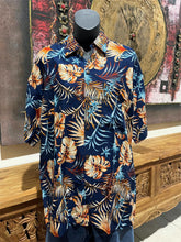 Balinese Mens Tropical Print Shirt - Size M-L - Tropical Bali or Hawaiian Shirt
