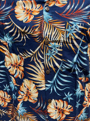 Balinese Mens Tropical Print Shirt - Size M-L - Tropical Bali or Hawaiian Shirt