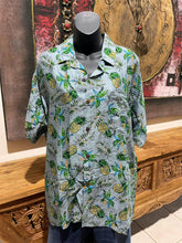 Balinese Mens Tropical Print Shirt - Size M-L - Tropical Bali or Hawaiian Shirt