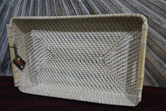 NEW Balinese Woven Rattan Open Basket / Tray - Choose from 3 Sizes...