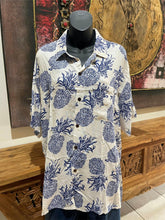 Balinese Mens Tropical Print Shirt - Size L-XL - Tropical Bali or Hawaiian Shirt