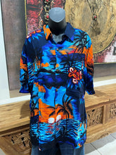 Balinese Mens Tropical Print Shirt - Size L-XL - Tropical Bali or Hawaiian Shirt