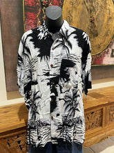 Balinese Mens Tropical Print Shirt - Size L-XL - Tropical Bali or Hawaiian Shirt