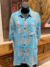 Balinese Mens Tropical Print Shirt - Size L-XL - Tropical Bali or Hawaiian Shirt