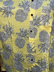 Balinese Mens Tropical Print Shirt - Size L-XL - Tropical Bali or Hawaiian Shirt