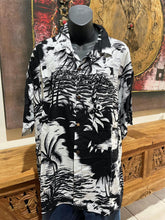 Balinese Mens Tropical Print Shirt - Size XXXL - Tropical Bali or Hawaiian Shirt