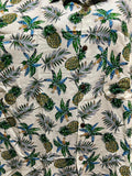 Balinese Mens Tropical Print Shirt - Size XXXL - Tropical Bali or Hawaiian Shirt