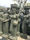 NEW Hand Carved Quality Greenstone Balinese Dewi Statue or Bali Water Feature