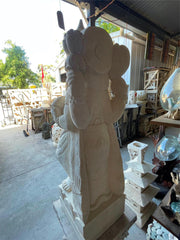 NEW Balinese Hand Carved Limestone Ganesha - Bali Ganesha Statue - AMAZING Detai