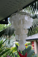 NEW Capiz Shell Mobile / Wind Chime or Pendant Light Shade 70cm