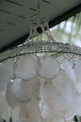 NEW Capiz Shell Mobile / Wind Chime or Pendant Light Shade 70cm