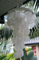NEW Capiz Shell Mobile / Wind Chime or Pendant Light Shade 70cm