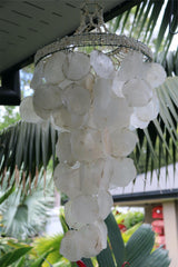 NEW Capiz Shell Mobile / Wind Chime or Pendant Light Shade 70cm