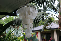 NEW Capiz Shell Mobile / Wind Chime or Pendant Light Shade 70cm