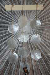 NEW Balinese Capiz Shell Chime / Mobile - Shell Decor Hanger