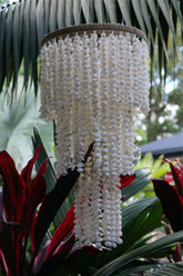 NEW Balinese Shell Hanging Decor or Shell Pendant Light Shade