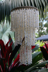 NEW Balinese Shell Hanging Decor or Shell Pendant Light Shade
