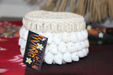 NEW Balinese Handmade Macrame Open Baskets encrusted with Shells