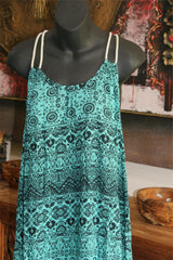 NEW Ladies Cotton Bali Maxi Dress / One Size / Cool Summer Casual Dress