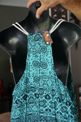 NEW Ladies Cotton Bali Maxi Dress / One Size / Cool Summer Casual Dress