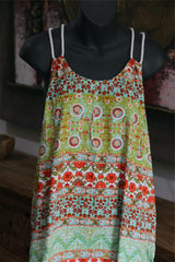 NEW Ladies Cotton Bali Maxi Dress / One Size / Cool Summer Casual Dress