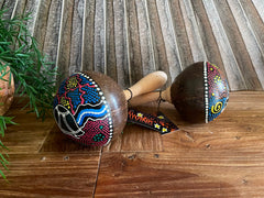 Brand New Hand Crafted Balinese Maraca - Bali Music Instrument - Maraca / Shaker