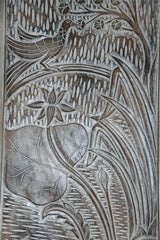 NEW Balinese Carved MDF/WOOD Framed Tropical Wall Panel - Balinese Carved Panel