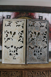 NEW Balinese Carved MDF/WOOD Framed Mandala Wall Panel - Balinese Carved Panel
