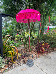 NEW Balinese Single Ceremony Umbrella - Bali Umbrella - Balinese Garden Art