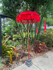 NEW Balinese Single Ceremony Umbrella - Bali Umbrella - Balinese Garden Art