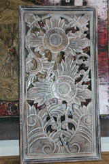 NEW Balinese Carved MDF/WOOD Framed Mandala Wall Panel - Balinese Carved Panel