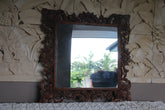 NEW Balinese Hand Carved Wooden Mirror - Carved Bali FEATURE Mirror