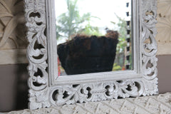 NEW Balinese Hand Carved Wooden Mirror - Carved Bali FEATURE Mirror