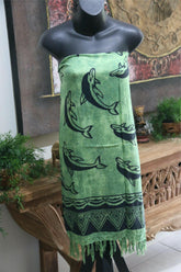 Bali Beach Sarong - Bali Dolphin Sarong - Bikini Cover Up - ASST COLOURS